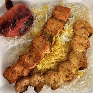 Shrimp salmon